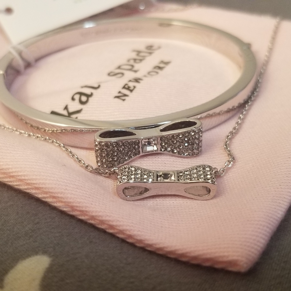!! SOLD !!Kate Spade Bow Bracelet and Necklace